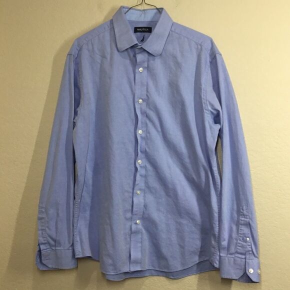 Nautica Classic Fit Button Down C6 - Picture 2 of 6